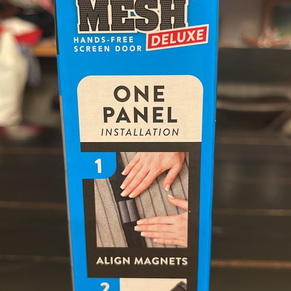 NWT Magic Mesh Easy to Install-Let Fresh Air In -Hands-Free Screen Door Deluxe - Picture 7 of 9